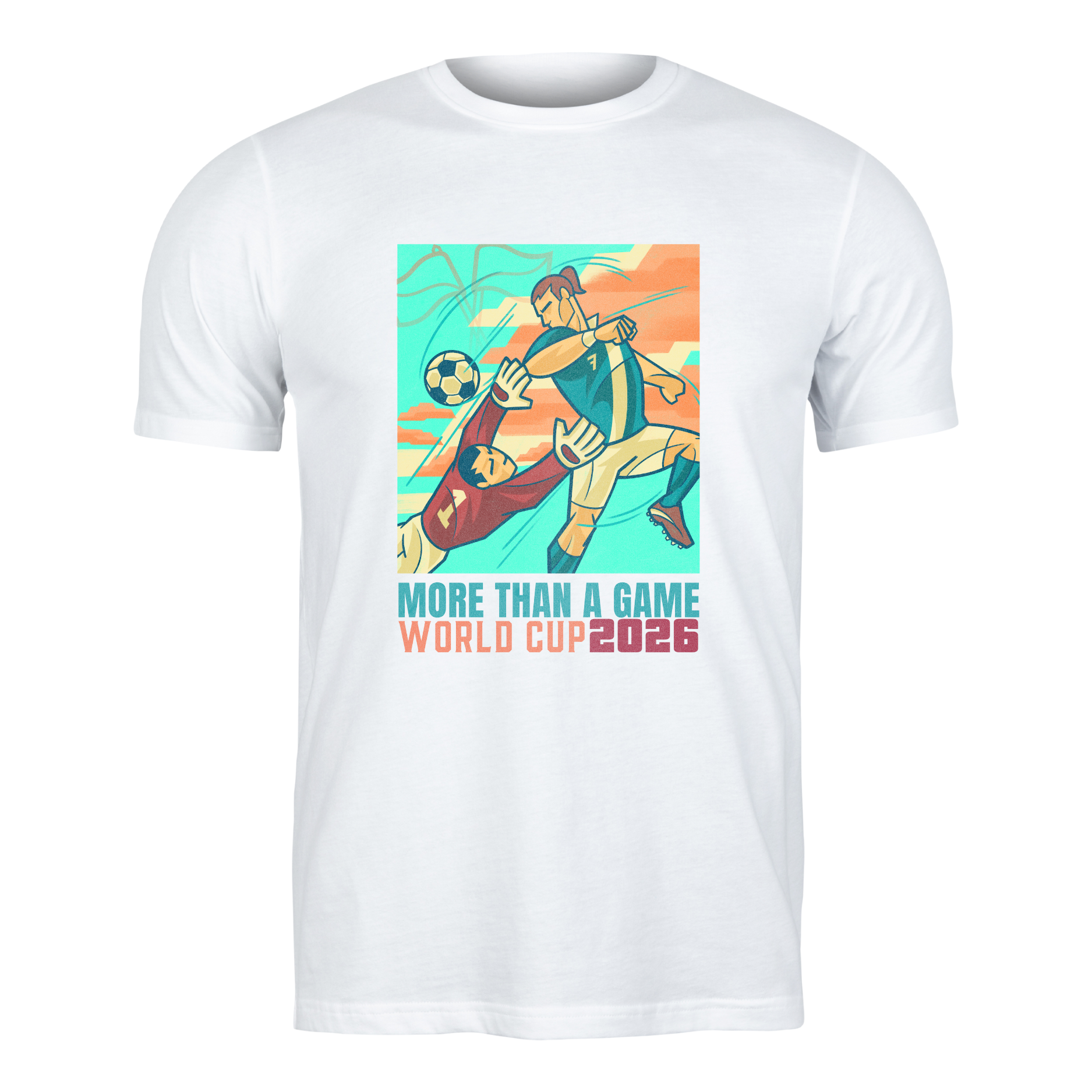More Than a Game – Retro World Cup 2026 T-Shirt | Vintage Football Graphic Tee | FIFA Fan Gift - Top Tee