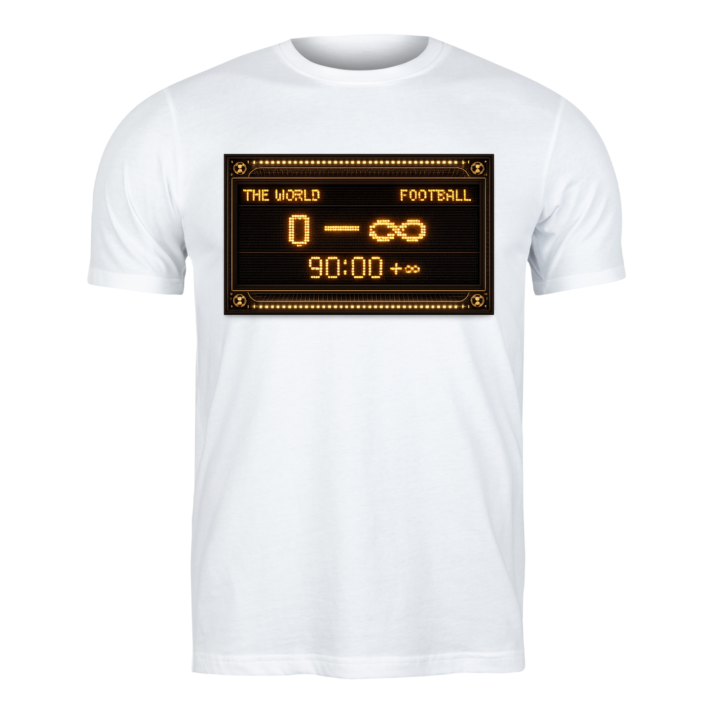 Retro Scoreboard Football T-Shirt – 90:00 +∞ – World Cup 2026 - Top Tee