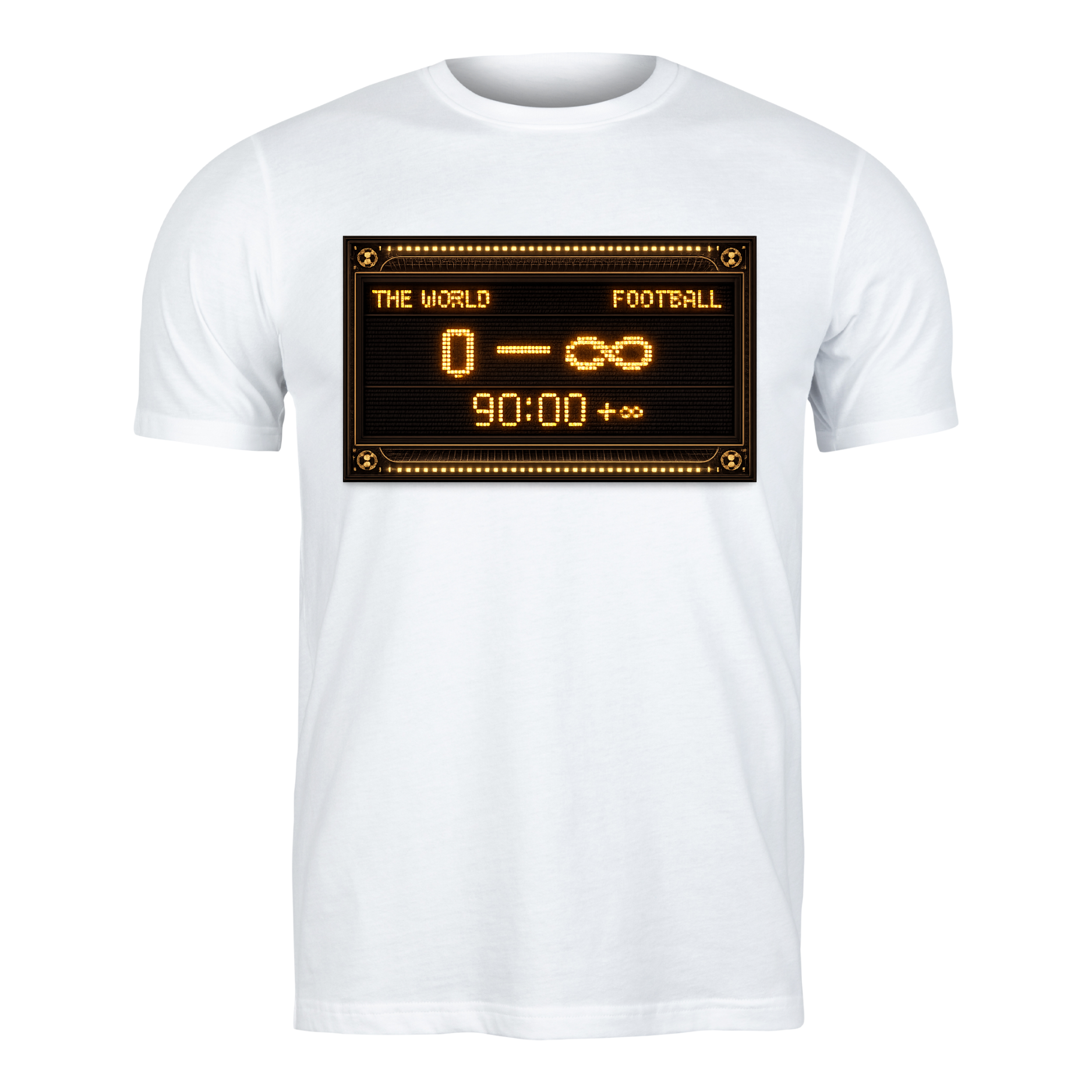 Retro Scoreboard Football T-Shirt – 90:00 +∞ – World Cup 2026 - Top Tee