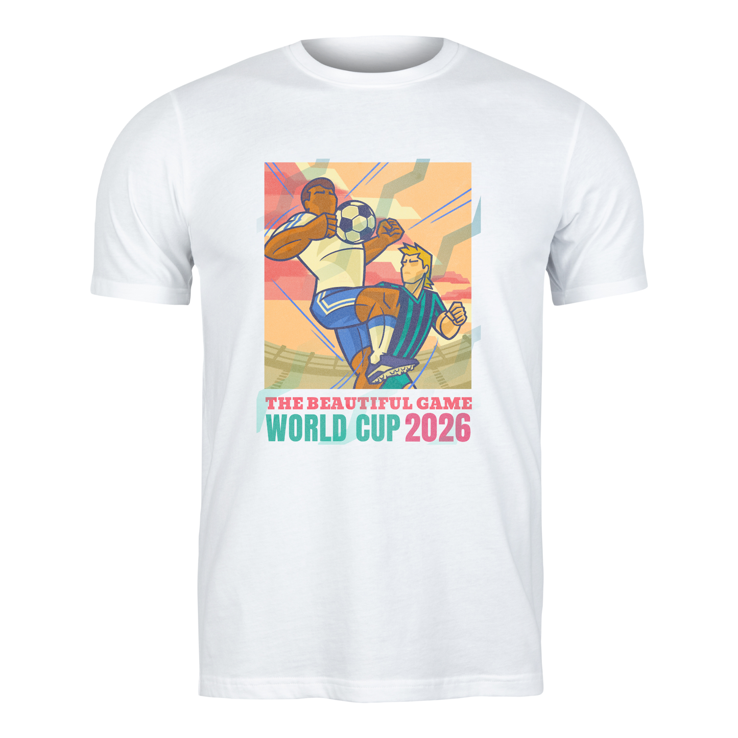 The Beautiful Game – Retro World Cup 2026 T-Shirt | Vintage Football Graphic Tee | FIFA Fan Gift - Top Tee