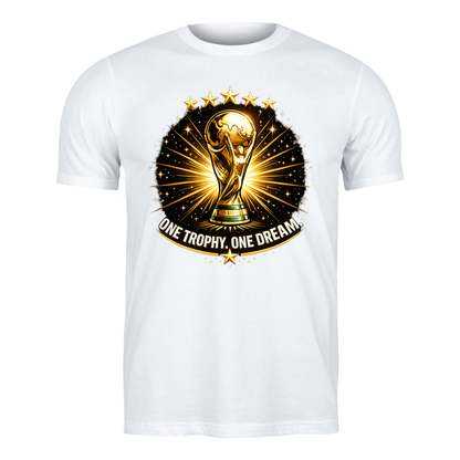 FIFA World Cup 2026 Trophy Graphic T-Shirt – One Trophy. One Dream. - Top Tee