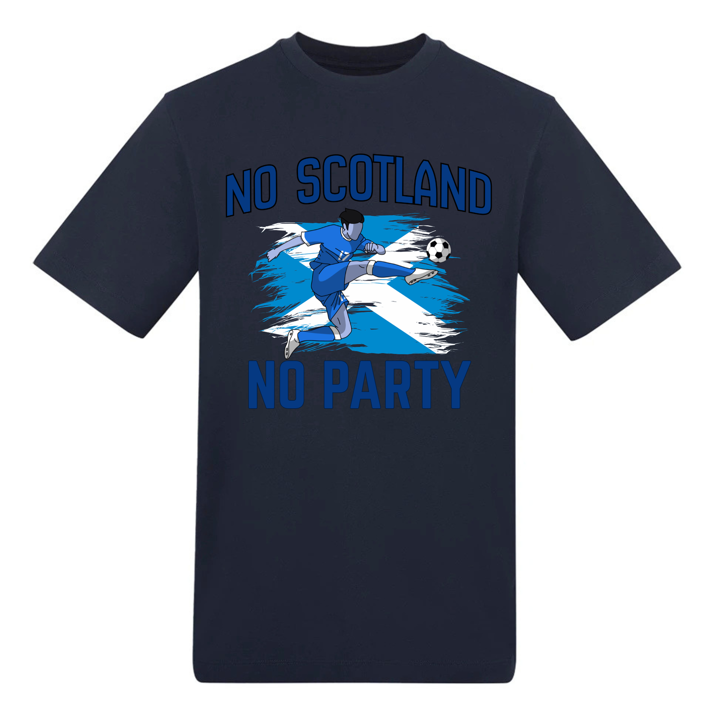 No Scotland No Party | Scotland Player T-Shirt | World Cup 2026 Football Gift