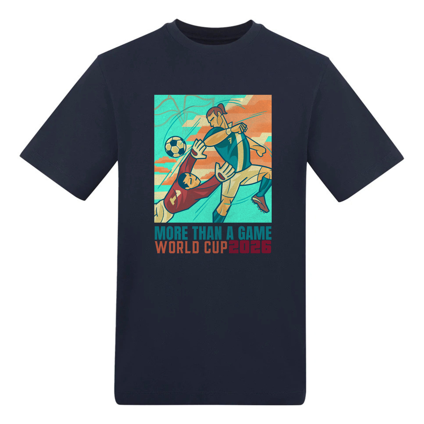 More Than a Game – Retro World Cup 2026 T-Shirt | Vintage Football Graphic Tee | FIFA Fan Gift - Top Tee