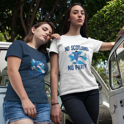 No Scotland No Party | Scotland Player T-Shirt | World Cup 2026 Football Gift