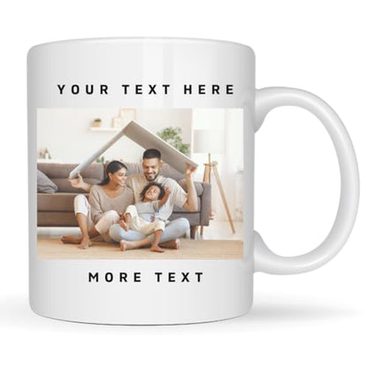 Personalized Mug - Custom Name Coffee Cup - Unique Gift for Him, Her, Birthday, Christmas - 11oz Ceramic Tea Mug