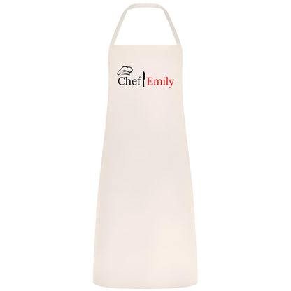 Personalised Chef Apron Custom Printed Multicolor Kitchen Apron with Name Cooking Apron for Men and Women Gift for Chef Home Cook Birthday