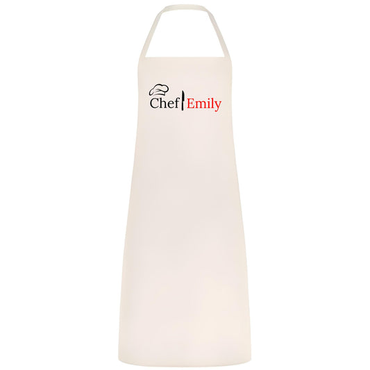 Personalised Chef Apron - Custom Printed Multicolour Kitchen Apron