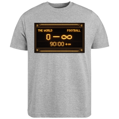 Retro Scoreboard Football T-Shirt – 90:00 +∞ – World Cup 2026 - Top Tee