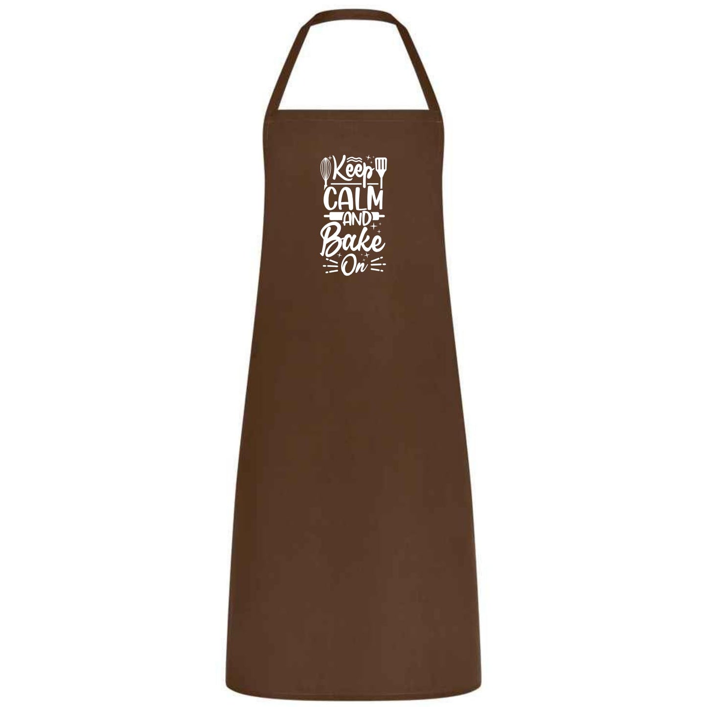Keep Calm and Baker On Apron Funny Multicolor Baking Apron for Men and Women Kitchen Gift for Bakers Cooking Birthday and Holiday