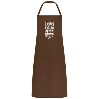 Keep Calm and Baker On Apron Funny Multicolor Baking Apron for Men and Women Kitchen Gift for Bakers Cooking Birthday and Holiday