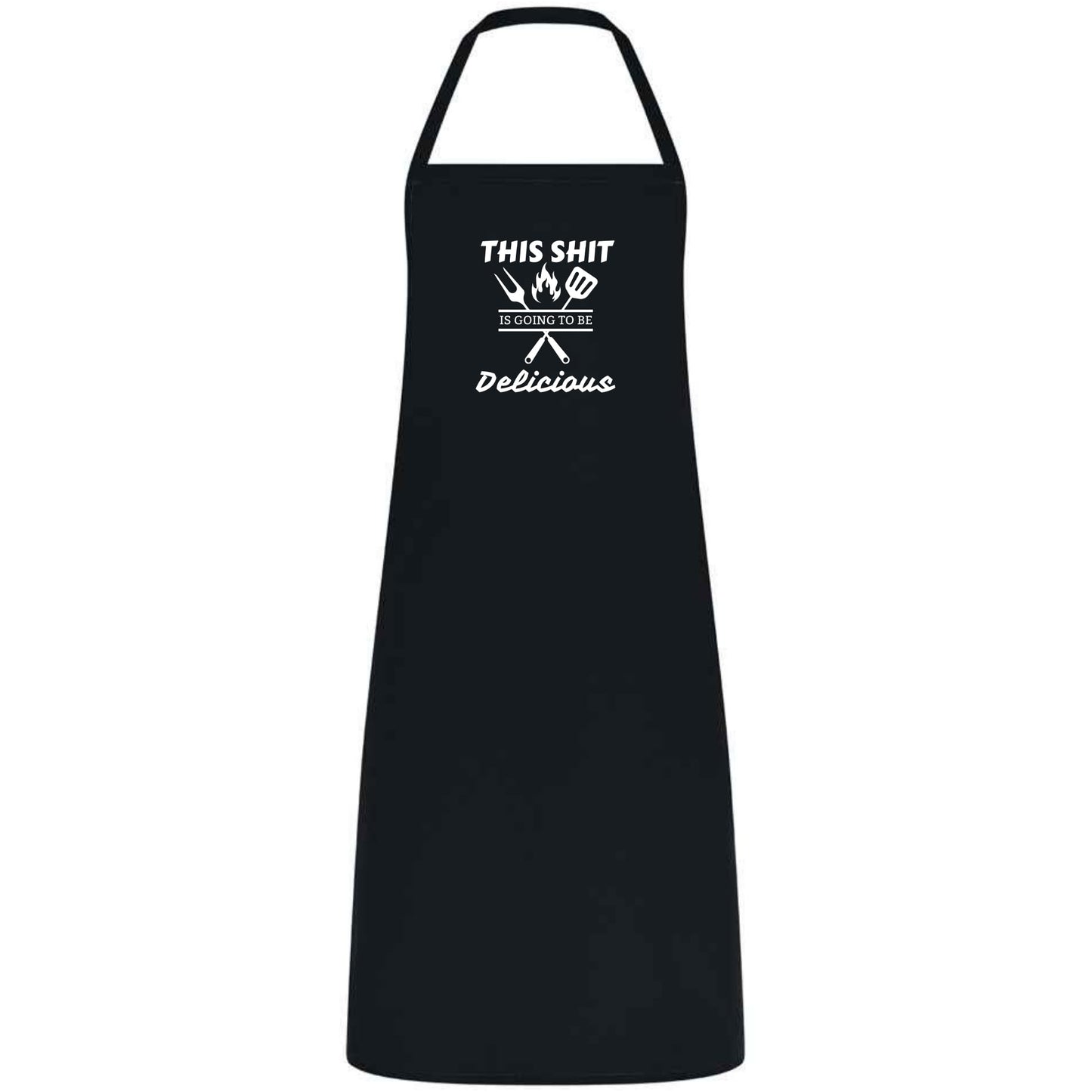This Sh*t Is Going to Be Delicious Apron Funny Multicolor BBQ and Cooking Apron Unisex Chef Gift for Men and Women