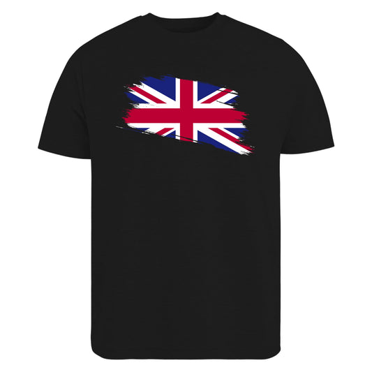 Be Buz Union Jack Flag T-Shirt for Women Great Britain Ladies Cool Distressed Flag Cotton Shirt Gift for her - Top Tee
