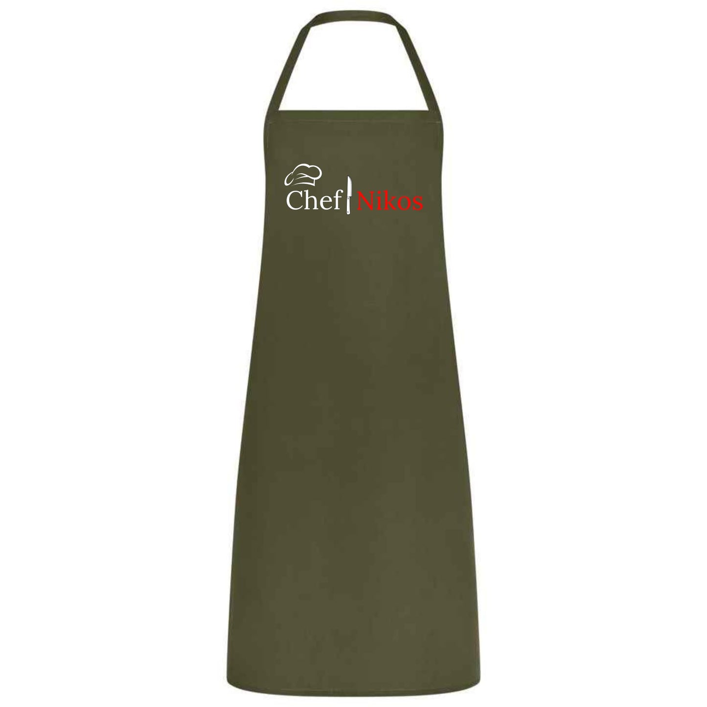 Personalised Chef Apron Custom Printed Multicolor Kitchen Apron with Name Cooking Apron for Men and Women Gift for Chef Home Cook Birthday