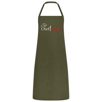 Personalised Chef Apron Custom Printed Multicolor Kitchen Apron with Name Cooking Apron for Men and Women Gift for Chef Home Cook Birthday
