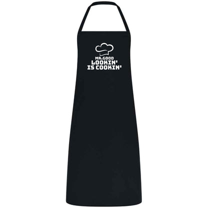 Mr Good Lookin’ is Cookin’ Multicolor Apron Father's Day Gift Chef Waiter Gift for him Perfect for Weddings BBQs Cooking