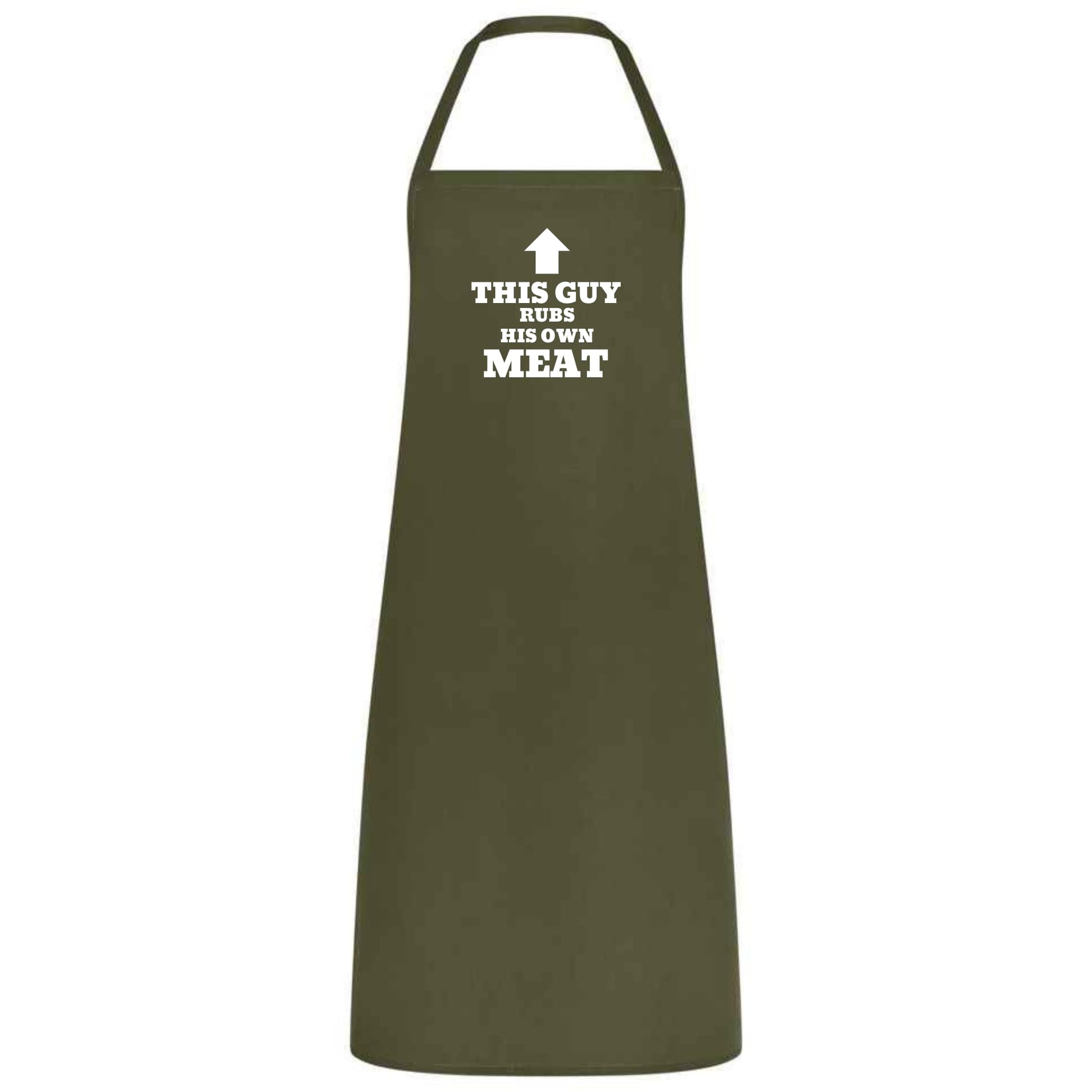 This Guy Rubs His Own Meat Apron Funny BBQ Apron for Men Husband Dad Boyfriend Multicolor Grilling Gift Father’s Day Birthday - Top Tee