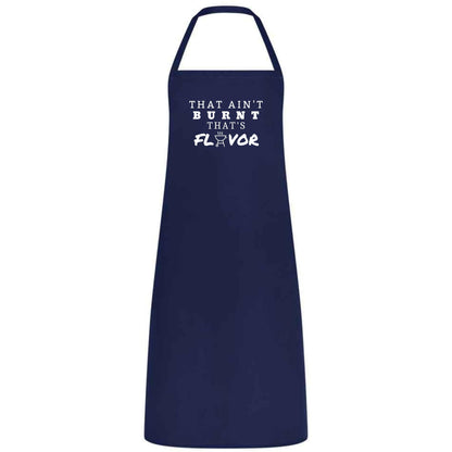 That Ain’t Burnt, That’s Flavor Apron Funny Multicolor BBQ and Grilling Apron for Men Dad, Husband and Father’s Day Gift