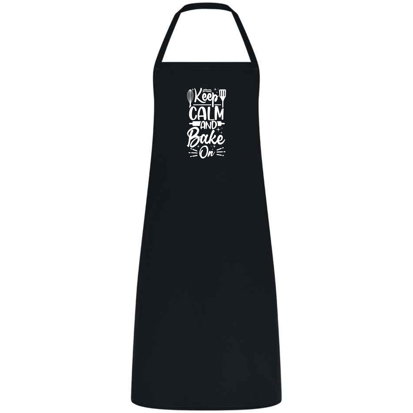Keep Calm and Baker On Apron Funny Multicolor Baking Apron for Men and Women Kitchen Gift for Bakers Cooking Birthday and Holiday