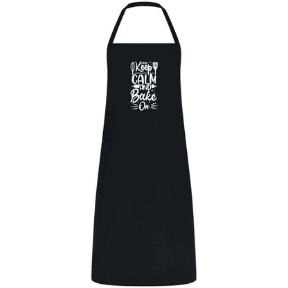 Keep Calm and Baker On Apron Funny Multicolor Baking Apron for Men and Women Kitchen Gift for Bakers Cooking Birthday and Holiday