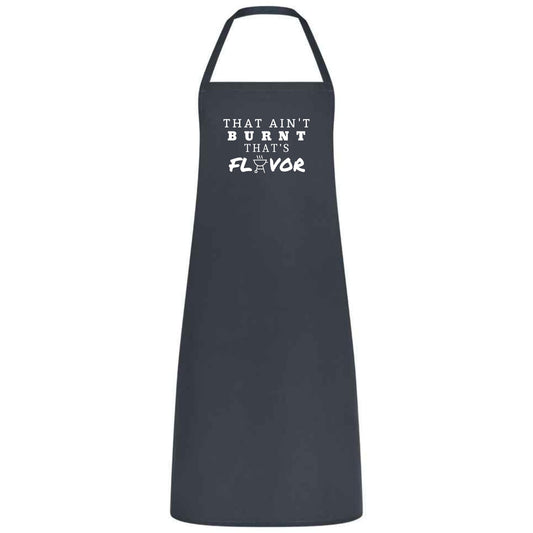 That Ain’t Burnt, That’s Flavor Apron Funny Multicolor BBQ and Grilling Apron for Men Dad, Husband and Father’s Day Gift