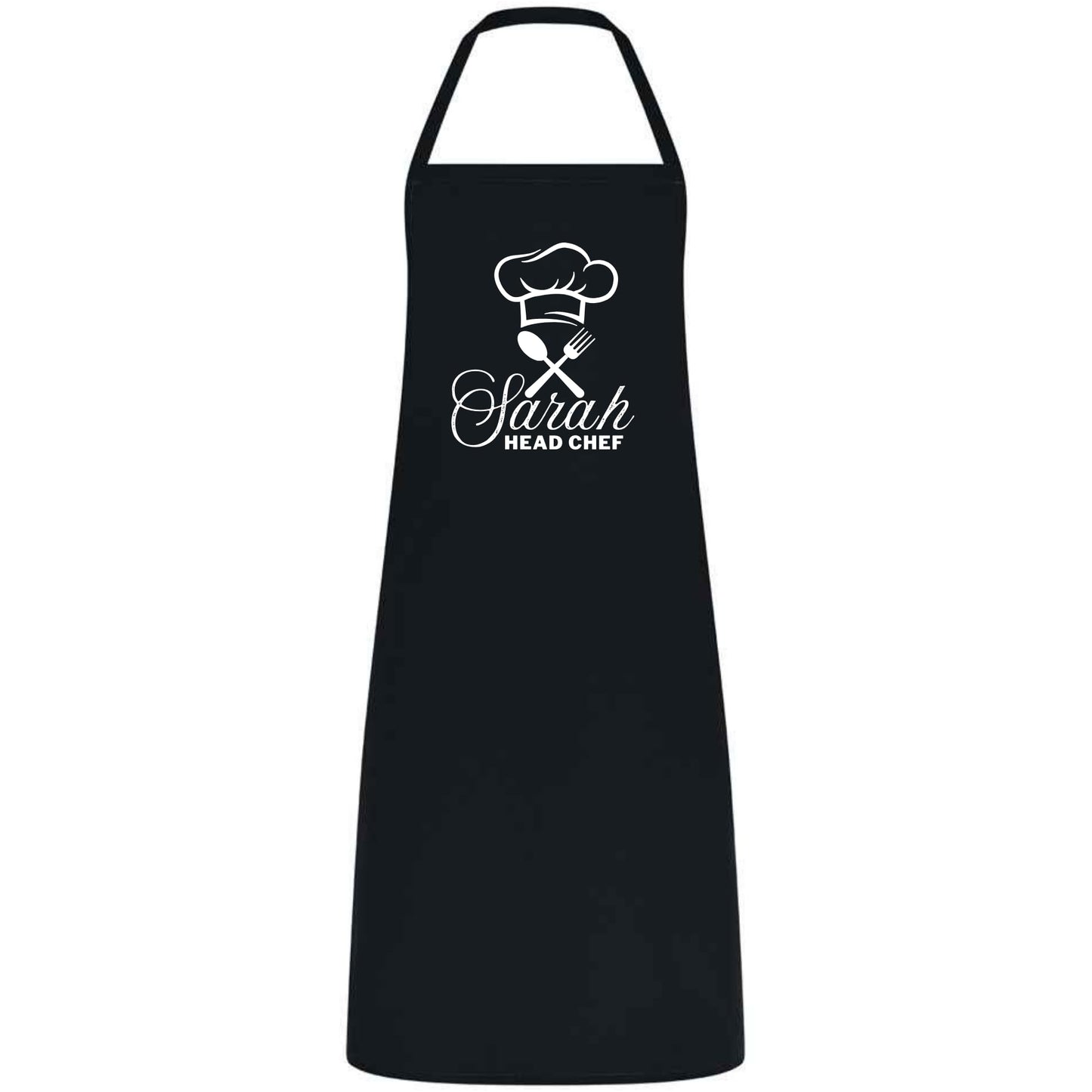 Personalized Chef Apron with Logo or Text Custom Apron for Women Men Multicolor Cooking, Baking, BBQ, Waiter, Waitress, Wedding Gift No Pockets