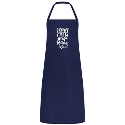 Keep Calm and Baker On Apron Funny Multicolor Baking Apron for Men and Women Kitchen Gift for Bakers Cooking Birthday and Holiday
