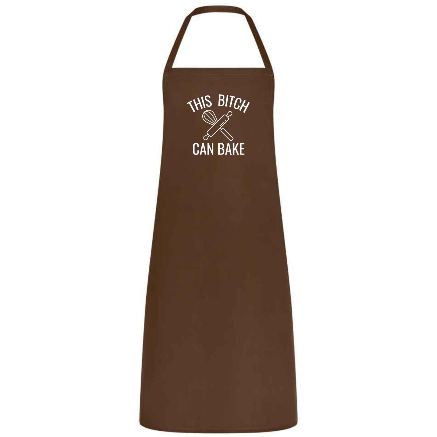 This Bitch Can Bake Funny Baking Apron for Women Multicolor Kitchen Apron Sassy Gift for Bakers Birthday Christmas Cooking