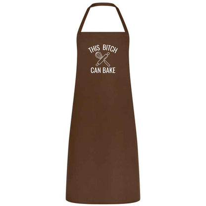 This Bitch Can Bake Funny Baking Apron for Women Multicolor Kitchen Apron Sassy Gift for Bakers Birthday Christmas Cooking