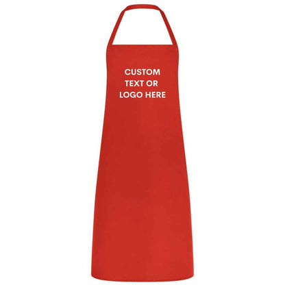 Personalized Chef Apron with Logo or Text Custom Apron for Women Men Multicolor Cooking, Baking, BBQ, Waiter, Waitress, Wedding Gift No Pockets