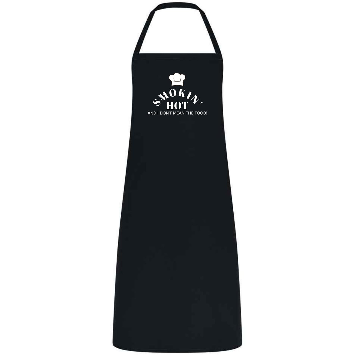 Smokin’ Hot Grill Apron Funny Multicolor Cooking Apron for BBQ Kitchen Weddings and Parties Unisex Chef Waiter and Waitress Gift