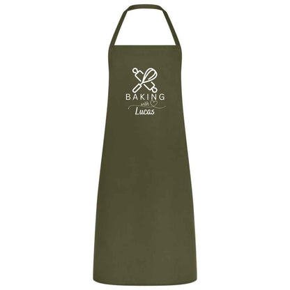 Personalized Chef Apron with Logo or Text Custom Apron for Women Men Multicolor Cooking, Baking, BBQ, Waiter, Waitress, Wedding Gift No Pockets