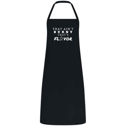 That Ain’t Burnt, That’s Flavor Apron Funny Multicolor BBQ and Grilling Apron for Men Dad, Husband and Father’s Day Gift