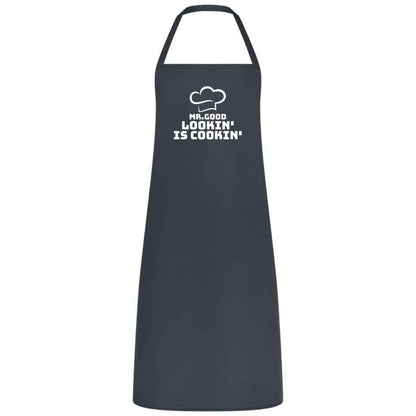 Mr Good Lookin’ is Cookin’ Multicolor Apron Father's Day Gift Chef Waiter Gift for him Perfect for Weddings BBQs Cooking