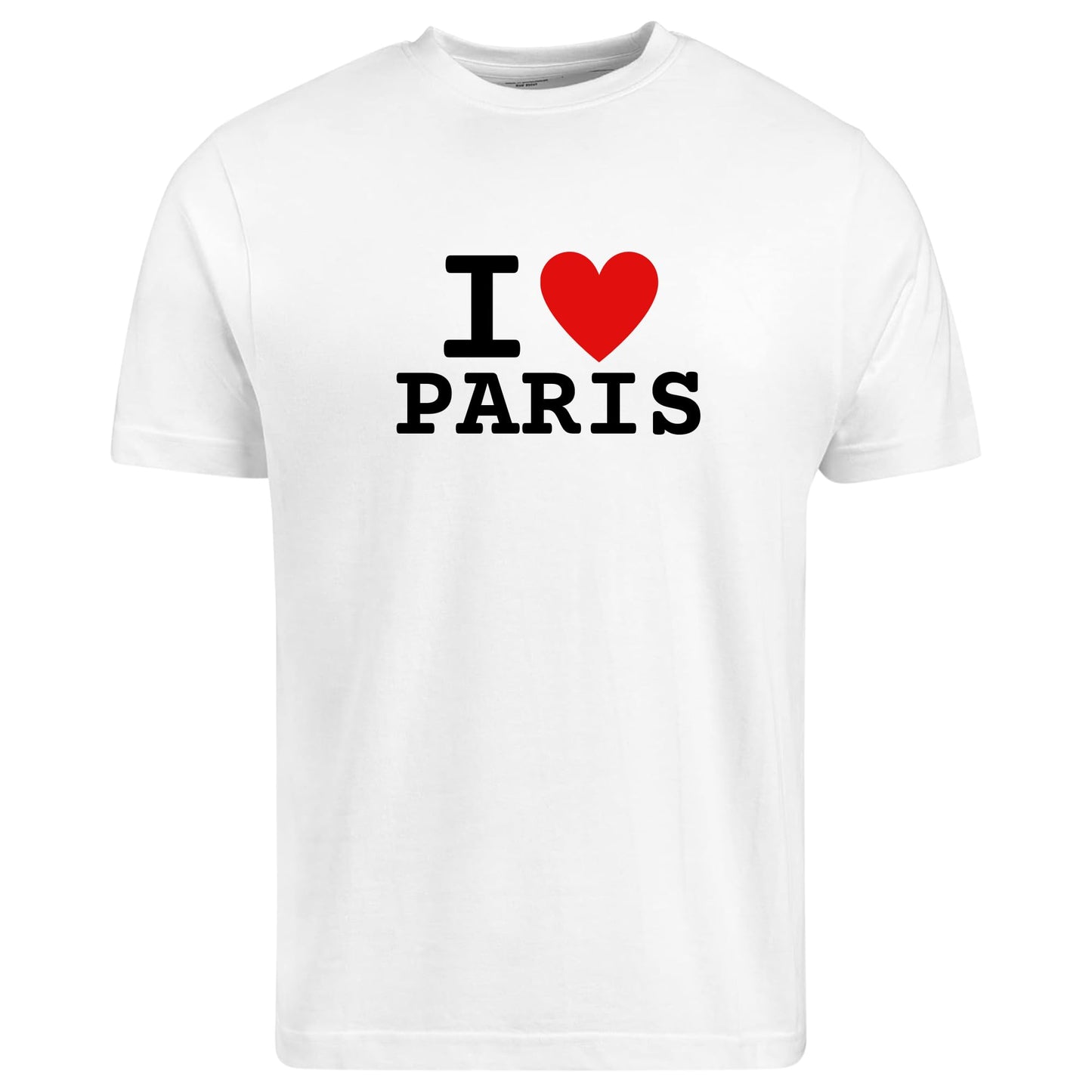 Be Buz I Love Paris T-Shirt Unisex Graphic Tee with Classic Heart Design Trendy France Souvenir Shirt for Men and Women French City Pride Tee - Top Tee