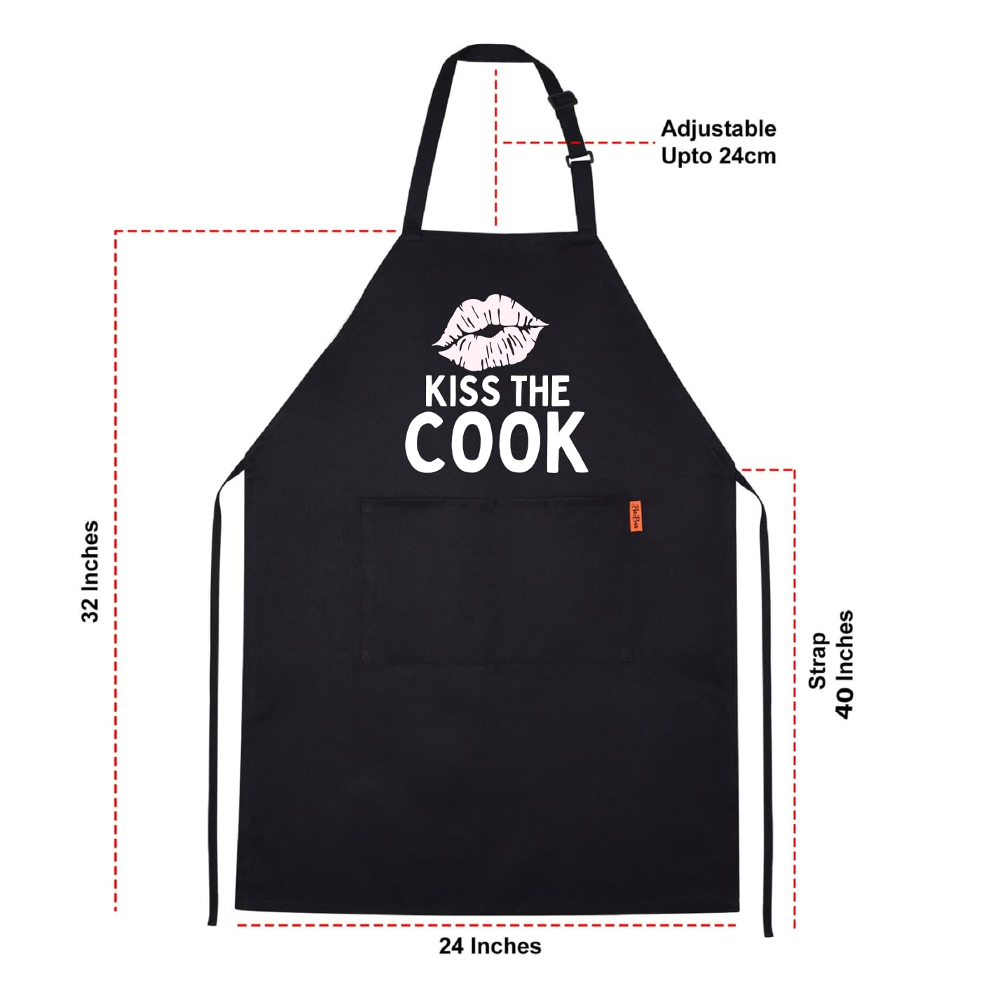 Kiss The Cook Funny Aprons for men Printed Apron Gift for Her Chef Apron Kitchen Apron BBQ Apron Gift Baking Apron Father Day Gift