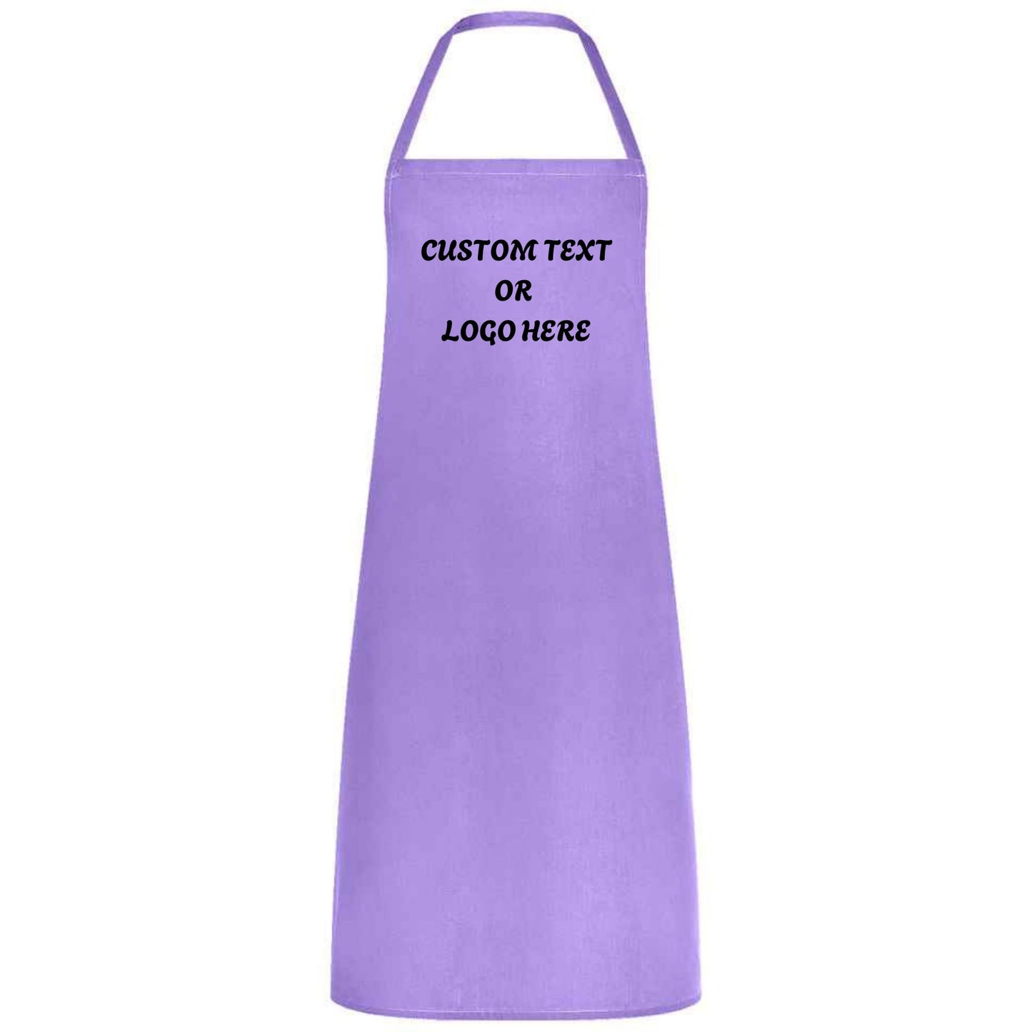 Personalized Chef Apron with Logo or Text Custom Apron for Women Men Multicolor Cooking, Baking, BBQ, Waiter, Waitress, Wedding Gift No Pockets