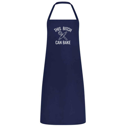 This Bitch Can Bake Funny Baking Apron for Women Multicolor Kitchen Apron Sassy Gift for Bakers Birthday Christmas Cooking