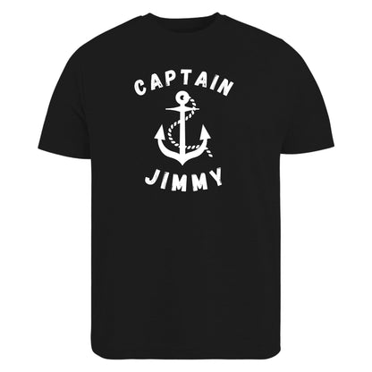 Be Buz Personalized Captain T-Shirt Custom Nautical Anchor Boat Captain Sailor Shirt Sailing Gifts for Boat Captains and Sailors Men Women - Top Tee