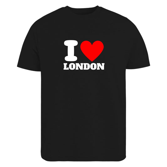 Be Buz I Love London T-Shirt Unisex Graphic Tee with Classic Heart Design Trendy UK Souvenir Shirt for Men and Women Travel Gift, British City Pride Shirt - Top Tee