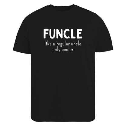 Be Buz Funcle Like a Uncle Only Cooler T-Shirt Funny Gift for him Graphic Tee Uncle Birthday Shirt - Top Tee