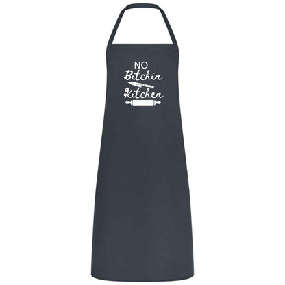 No Bitchin In My Kitchen Multicolor Apron Unisex Chef Waiter Waitress Gift for her him Perfect for Weddings BBQs Cooking