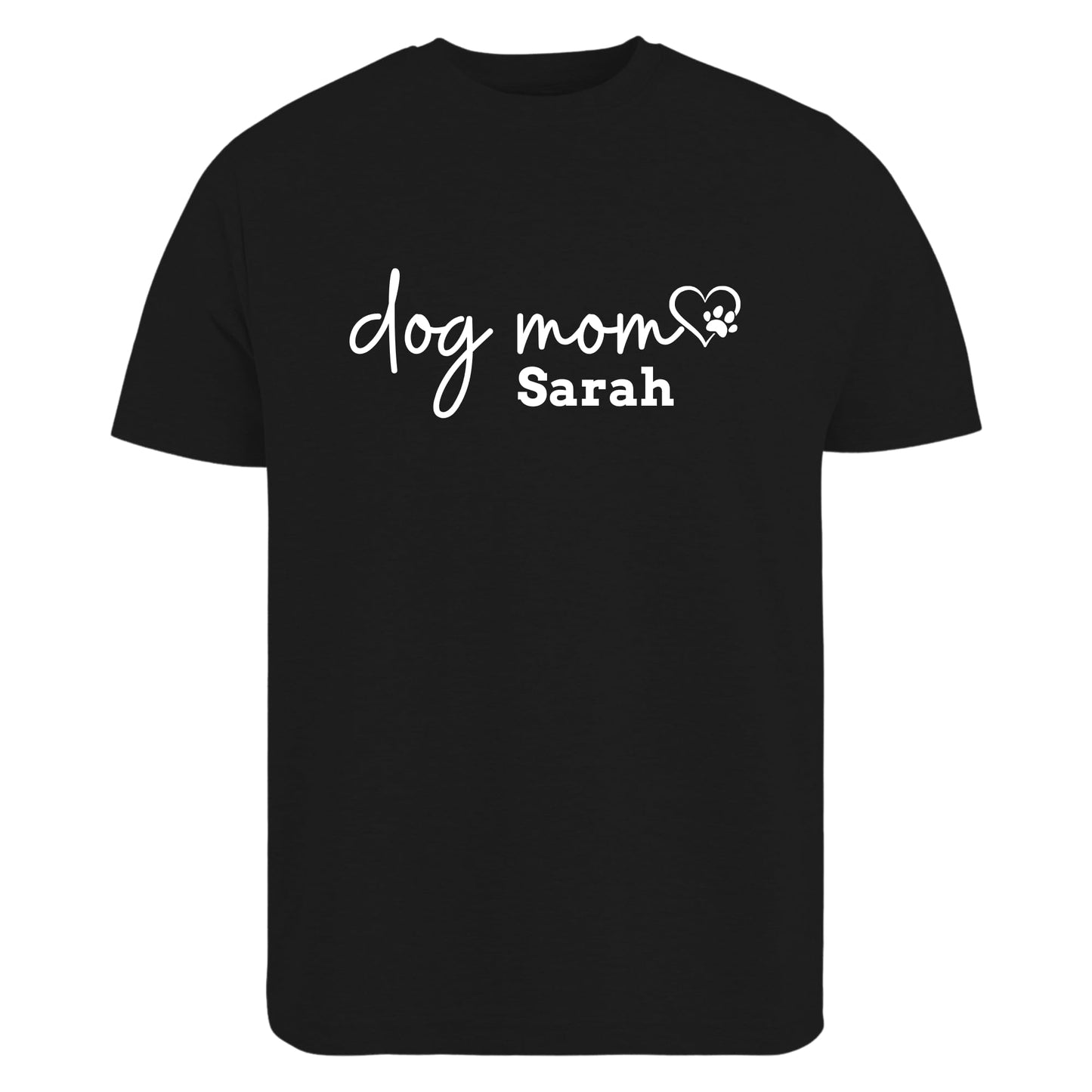 Be Buz Custom Dog Mom T-Shirt Personalized Women's Shirt Pet Lover Women's Graphic Birthday Gift for Her