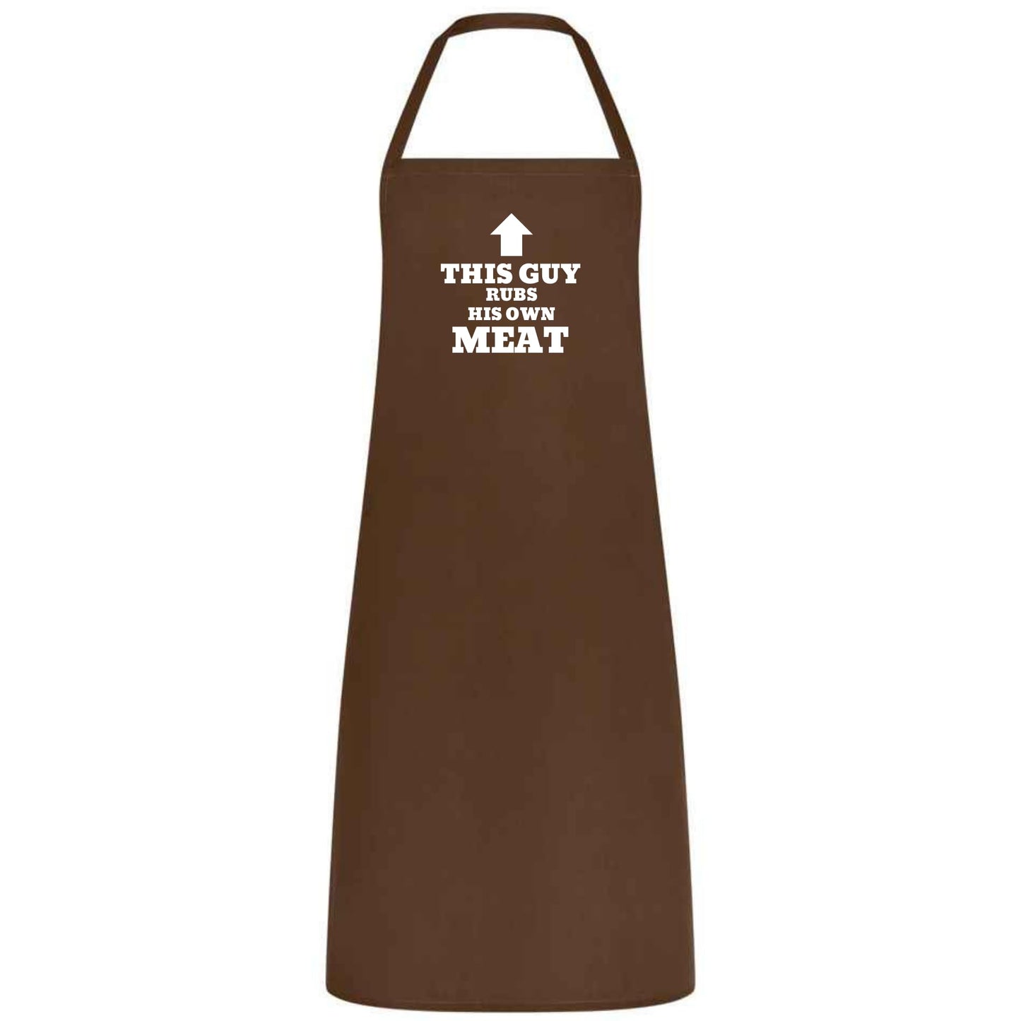 This Guy Rubs His Own Meat Apron Funny BBQ Apron for Men Husband Dad Boyfriend Multicolor Grilling Gift Father’s Day Birthday