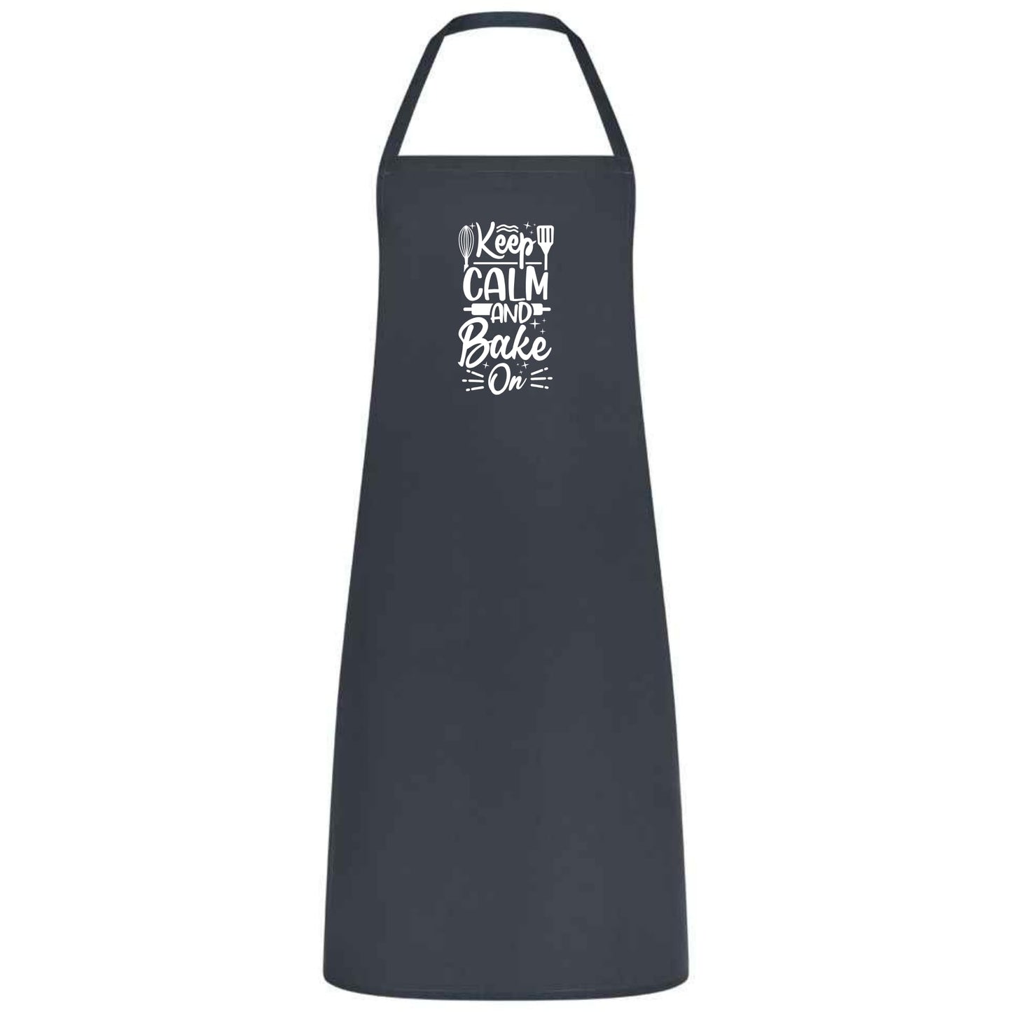 Keep Calm and Baker On Apron Funny Multicolor Baking Apron for Men and Women Kitchen Gift for Bakers Cooking Birthday and Holiday