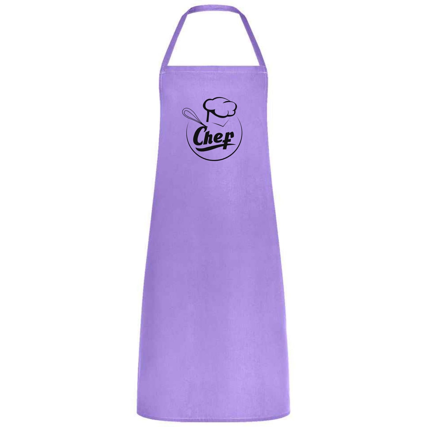Personalized Chef Apron with Logo or Text Custom Apron for Women Men Multicolor Cooking, Baking, BBQ, Waiter, Waitress, Wedding Gift No Pockets