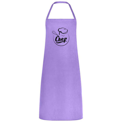 Personalized Chef Apron with Logo or Text Custom Apron for Women Men Multicolor Cooking, Baking, BBQ, Waiter, Waitress, Wedding Gift No Pockets