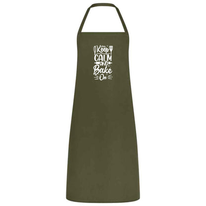 Keep Calm and Baker On Apron Funny Multicolor Baking Apron for Men and Women Kitchen Gift for Bakers Cooking Birthday and Holiday