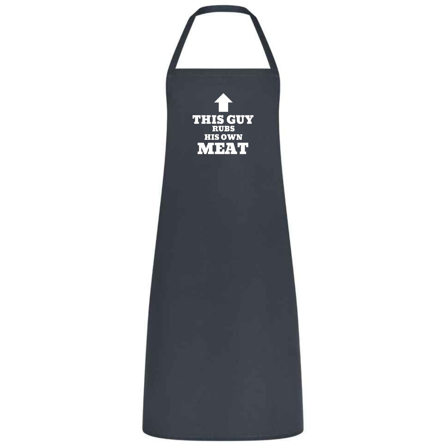 This Guy Rubs His Own Meat Apron Funny BBQ Apron for Men Husband Dad Boyfriend Multicolor Grilling Gift Father’s Day Birthday