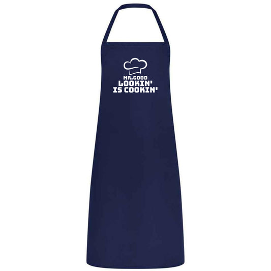 Mr Good Lookin’ is Cookin’ Multicolor Apron Father's Day Gift Chef Waiter Gift for him Perfect for Weddings BBQs Cooking