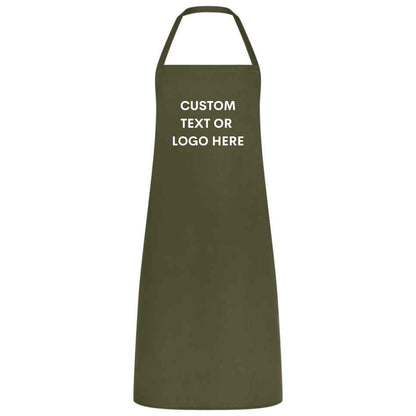 Personalized Chef Apron with Logo or Text Custom Apron for Women Men Multicolor Cooking, Baking, BBQ, Waiter, Waitress, Wedding Gift No Pockets